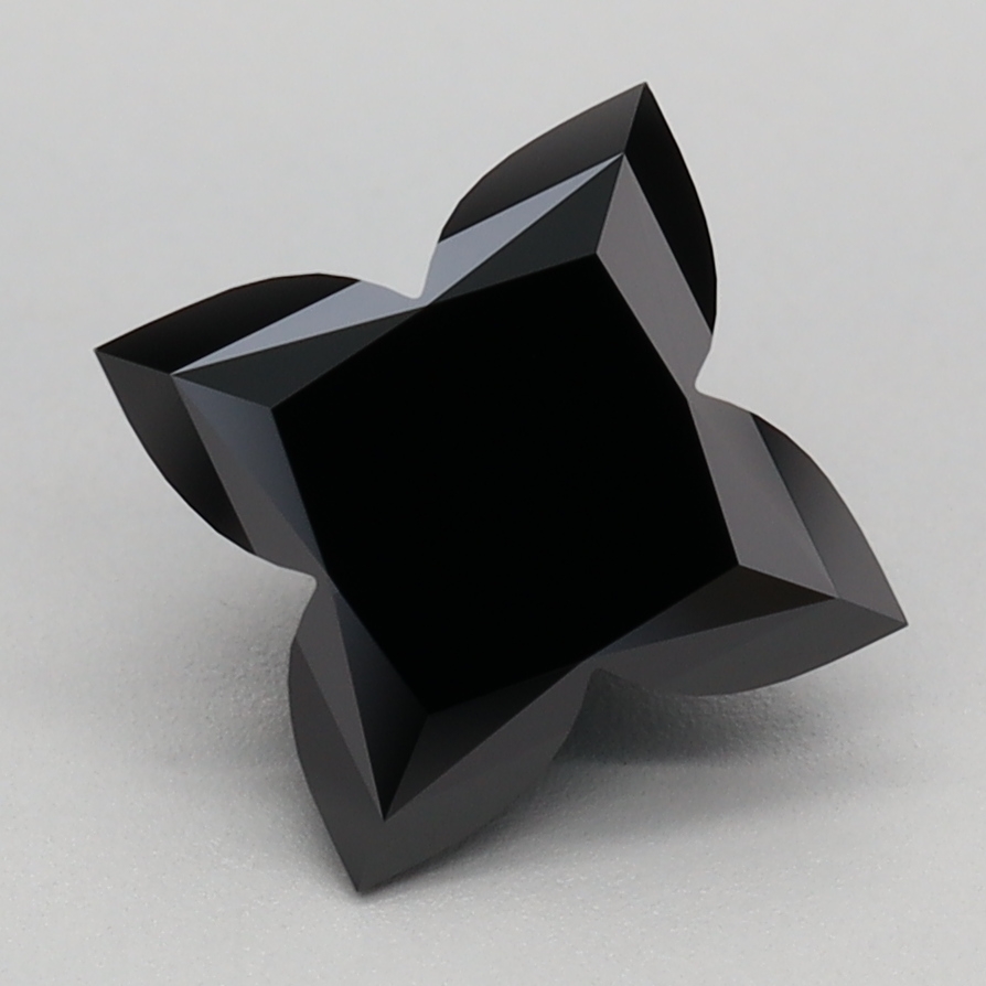 1.54 carat Fancy Black Lily Cut lab grown diamond, VS1, IGI certified