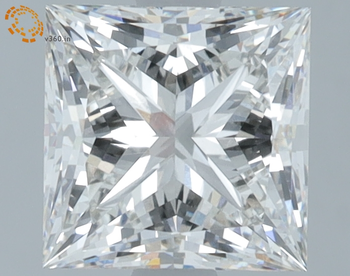 1.91 carat Princess lab grown diamond, G VS1, IGI certified