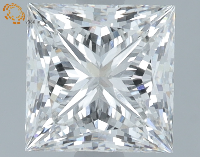 1.78 carat Princess lab grown diamond, G VVS2, IGI certified