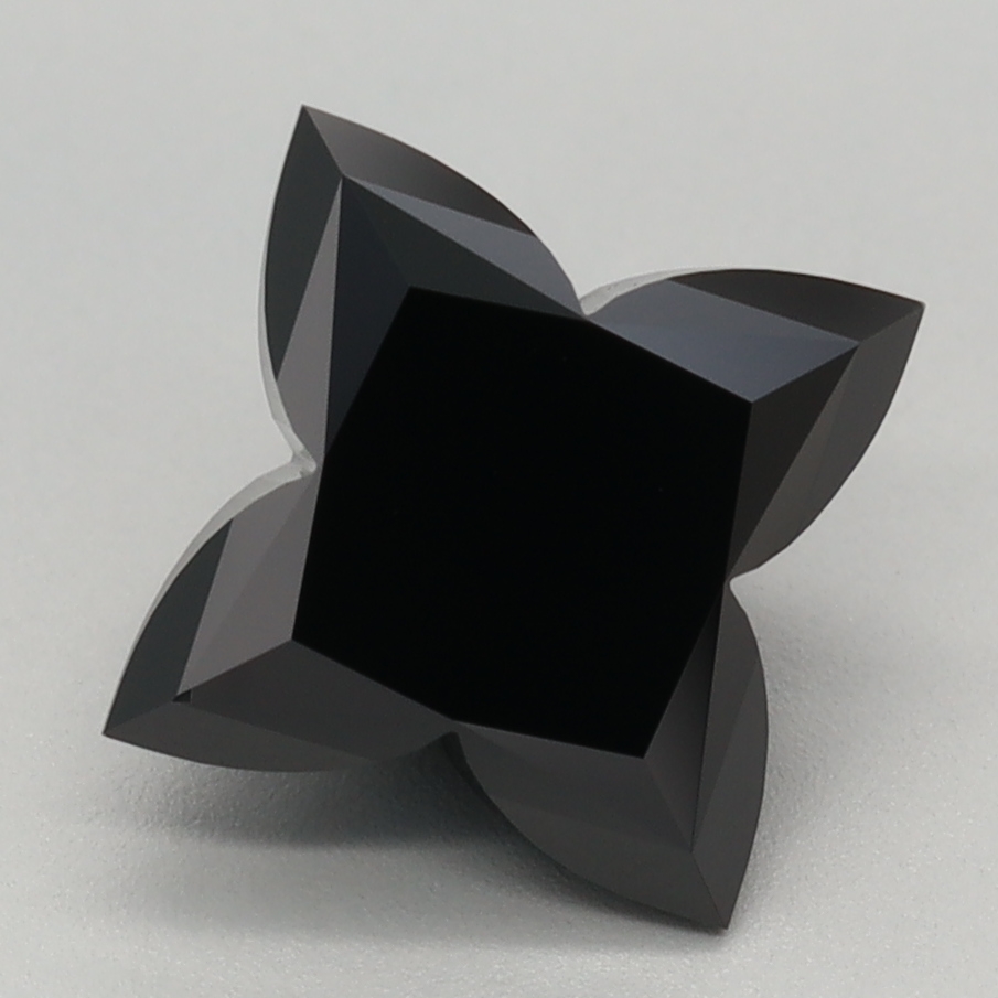 2.02 carat Fancy Black Lily Cut lab grown diamond, VS1, IGI certified