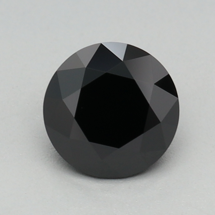 0.56 carat Fancy Black Round lab grown diamond, VS1, IGI certified