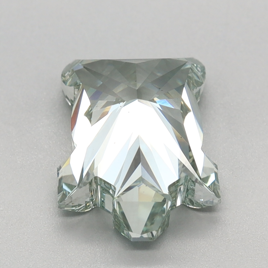2.03 carat Fancy Intense Green Tortoise lab grown diamond, VS1, IGI certified