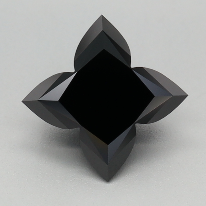 1.03 carat Fancy Black Lily Cut lab grown diamond, VS1, IGI certified