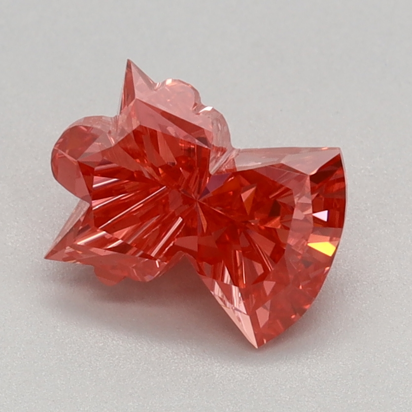 1.10 carat Fancy Vivid Pink Other lab grown diamond, VVS2, IGI certified