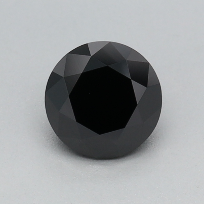 0.45 carat Fancy Black Round lab grown diamond, VS1, IGI certified