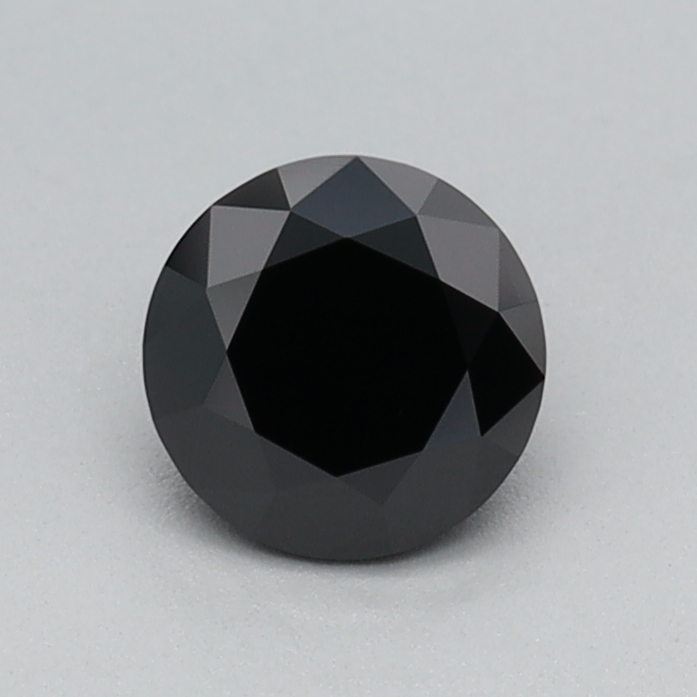 0.43 carat Fancy Black Round lab grown diamond, VS1, IGI certified
