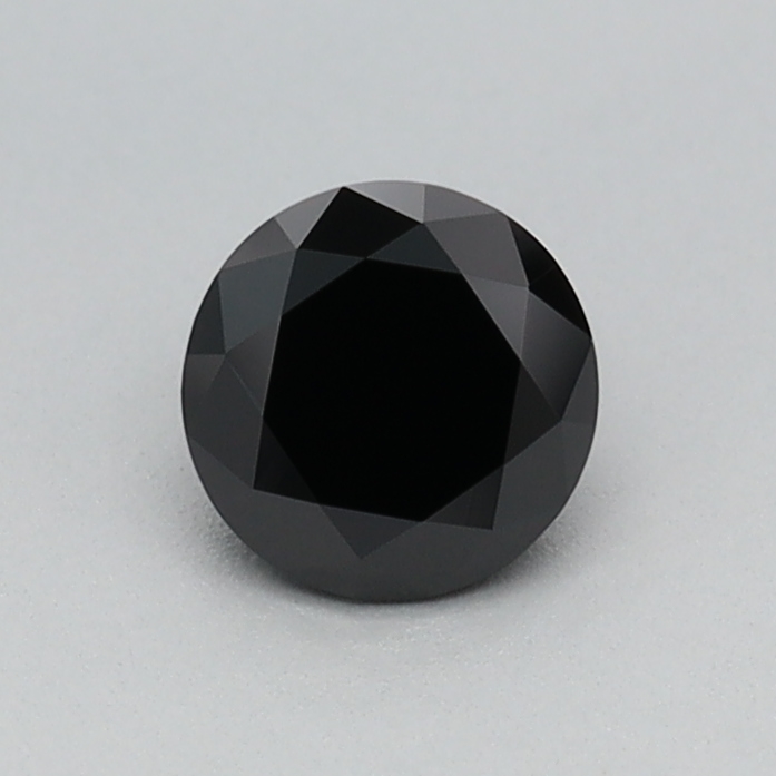 0.35 carat Fancy Black Round lab grown diamond, VS1, IGI certified