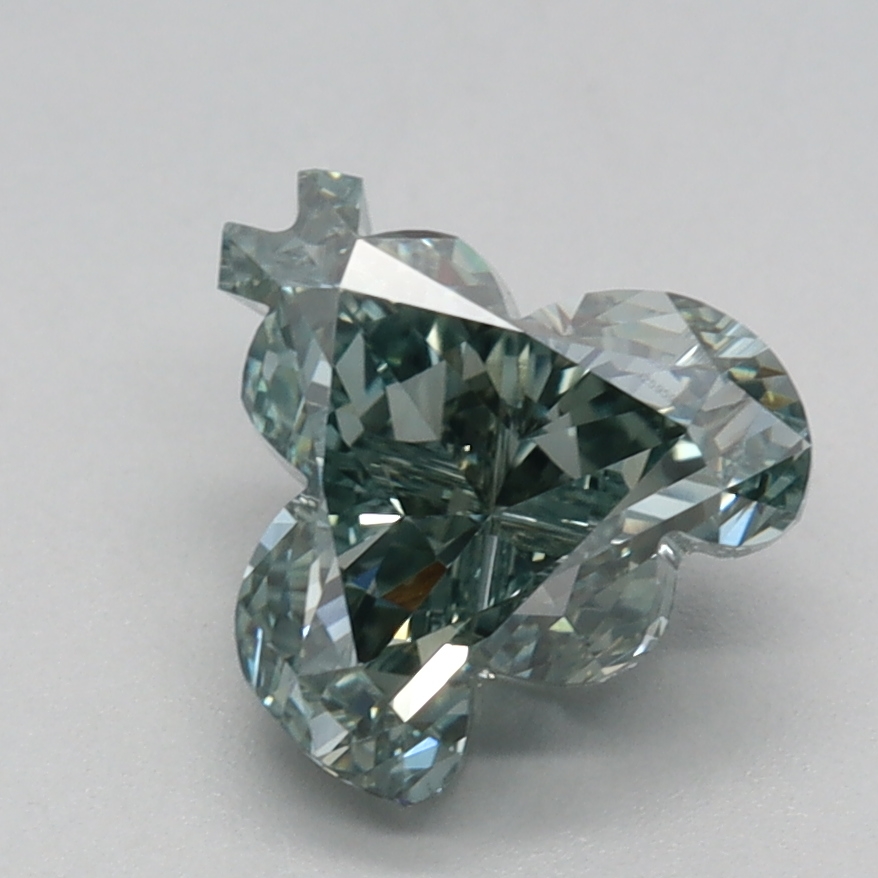 1.43 carat Fancy Vivid Green Other lab grown diamond, VVS2, IGI certified