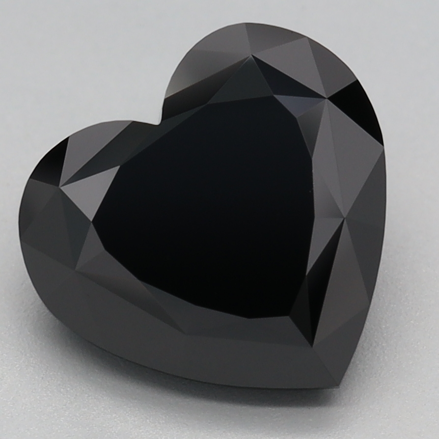 3.17 carat Fancy Black Heart lab grown diamond, VS1, IGI certified