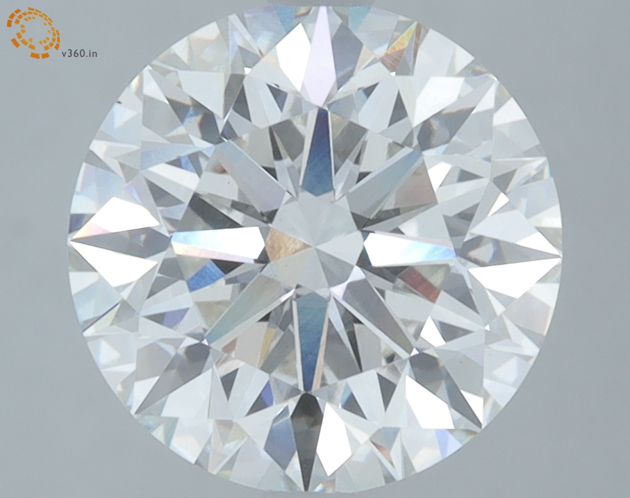 3.51 carat Round lab grown diamond, G VS1, IGI certified