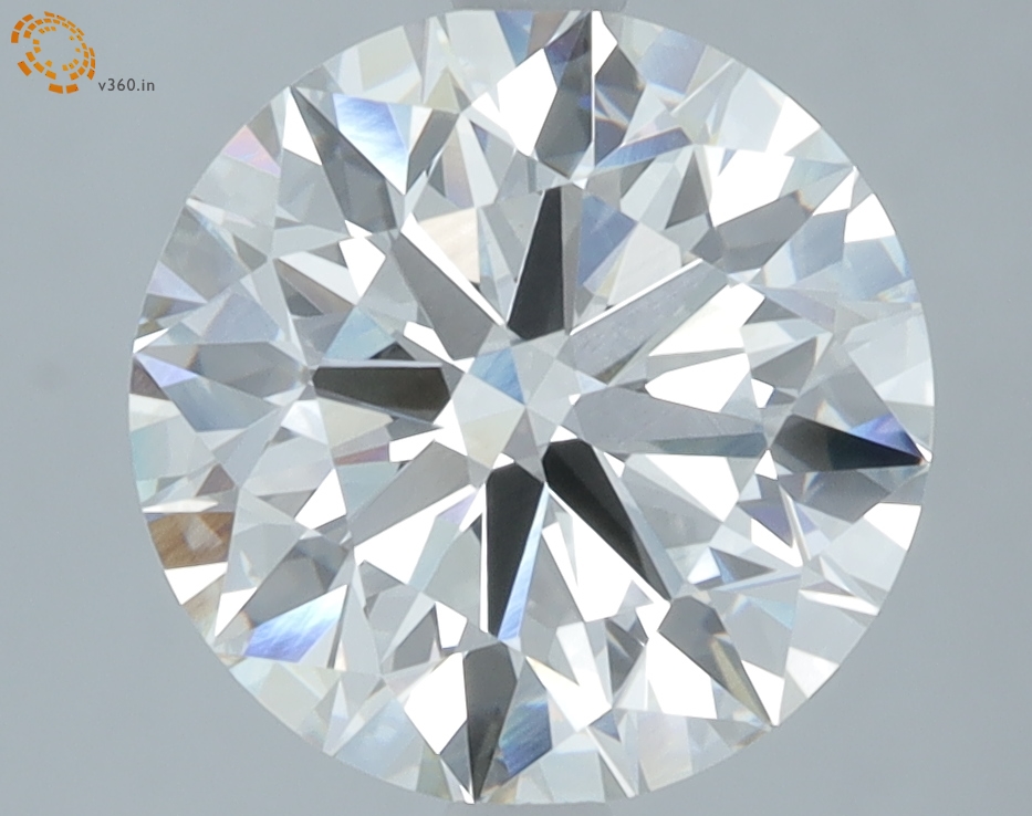 3.19 carat Round lab grown diamond, G VVS2, IGI certified
