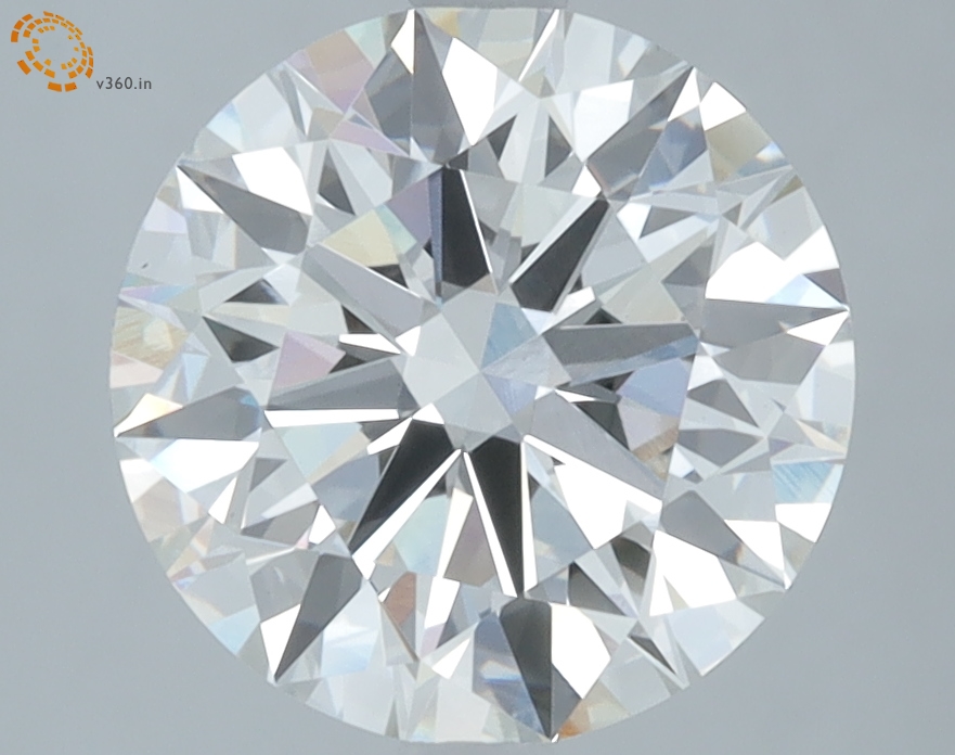 3.17 carat Round lab grown diamond, G VS1, IGI certified