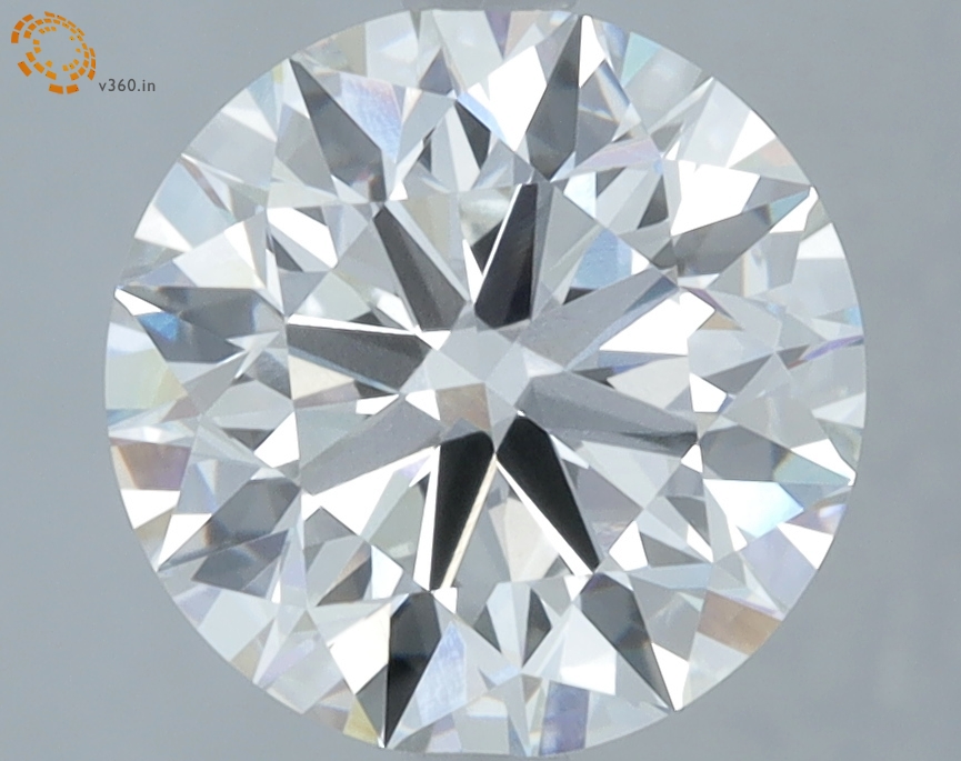 3.20 carat Round lab grown diamond, G VVS2, IGI certified