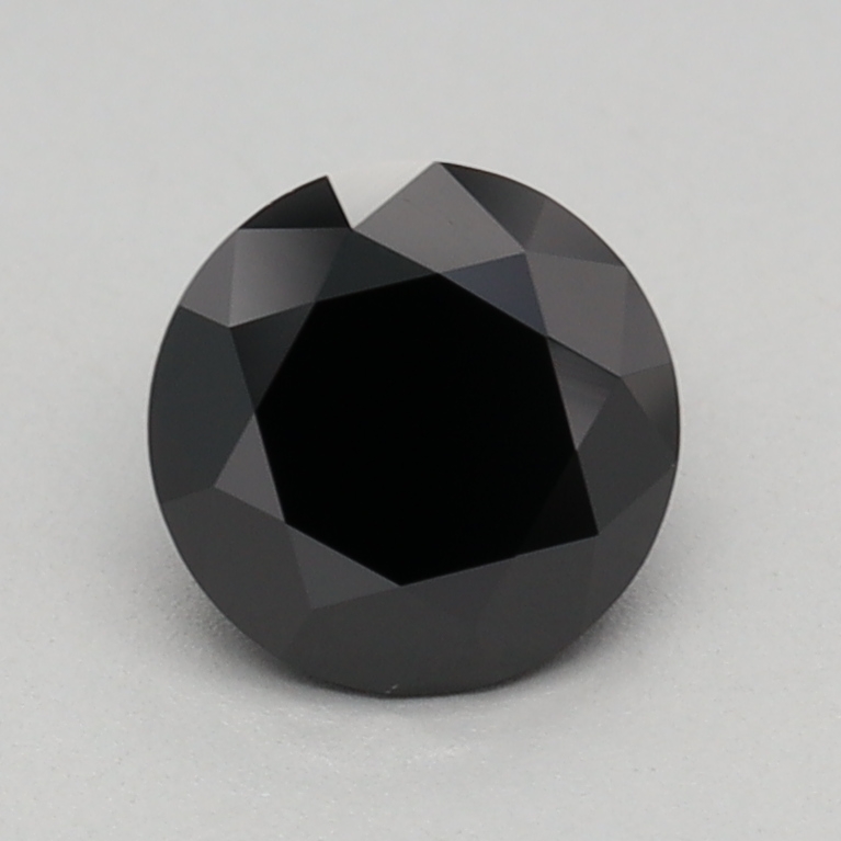 0.75 carat Fancy Black Round lab grown diamond, VS1, IGI certified