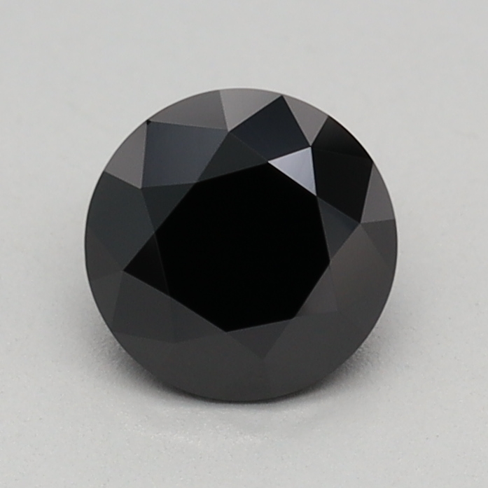0.60 carat Fancy Black Round lab grown diamond, VS1, IGI certified