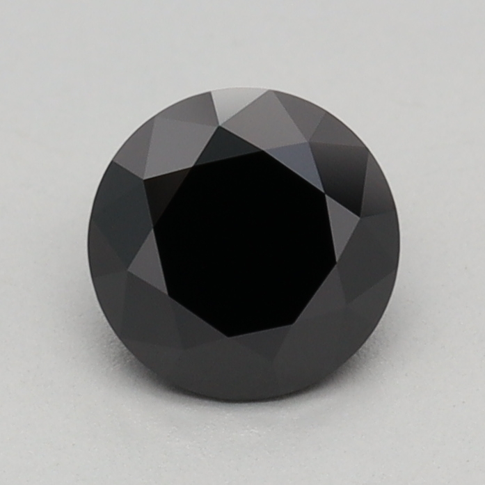 0.60 carat Fancy Black Round lab grown diamond, VS1, IGI certified