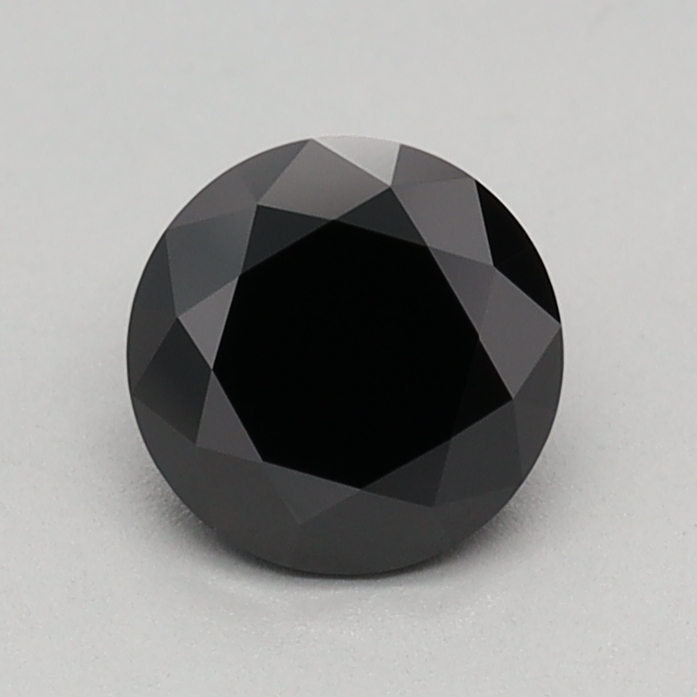 0.55 carat Fancy Black Round lab grown diamond, VS1, IGI certified