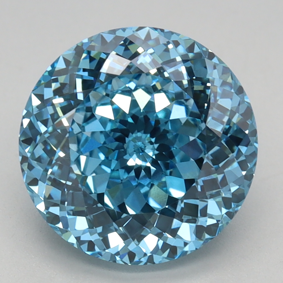 3.06 carat Fancy Vivid Blue Portuguese lab grown diamond, VVS2, IGI certified