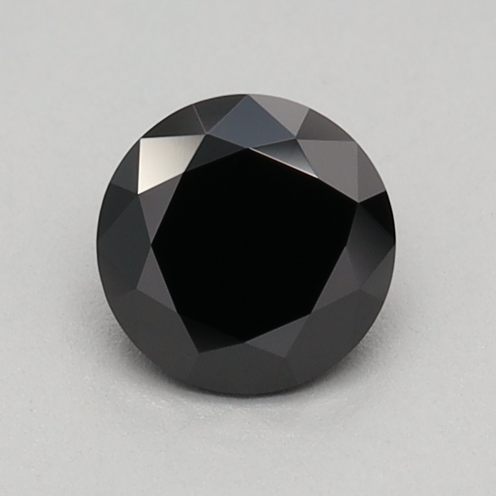 0.48 carat Fancy Black Round lab grown diamond, VS1, IGI certified