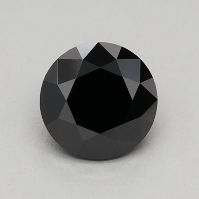 0.47 carat Fancy Black Round lab grown diamond, VS1, IGI certified