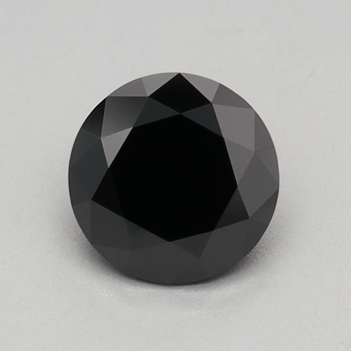 0.46 carat Fancy Black Round lab grown diamond, VS1, IGI certified