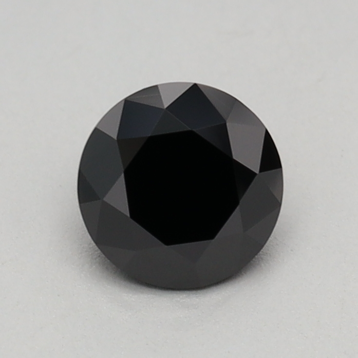 0.43 carat Fancy Black Round lab grown diamond, VS1, IGI certified