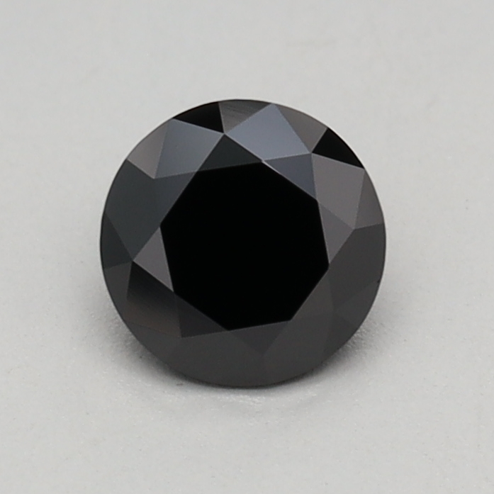 0.41 carat Fancy Black Round lab grown diamond, VS1, IGI certified