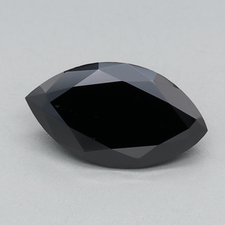 0.46 carat Fancy Black Marquise lab grown diamond, VS1, IGI certified