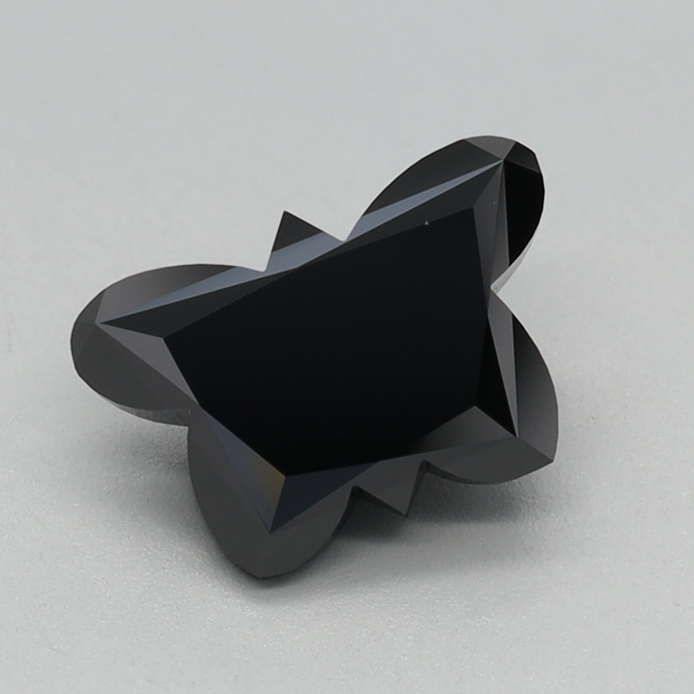 1.28 carat Fancy Black Butterfly lab grown diamond, VS1, IGI certified