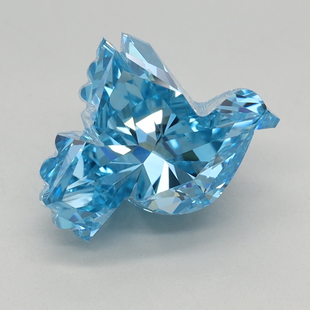 2.12 carat Fancy Vivid Blue Other lab grown diamond, VVS2, IGI certified