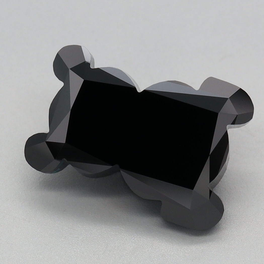 2.56 carat Fancy Black Teddy lab grown diamond, VS1, IGI certified