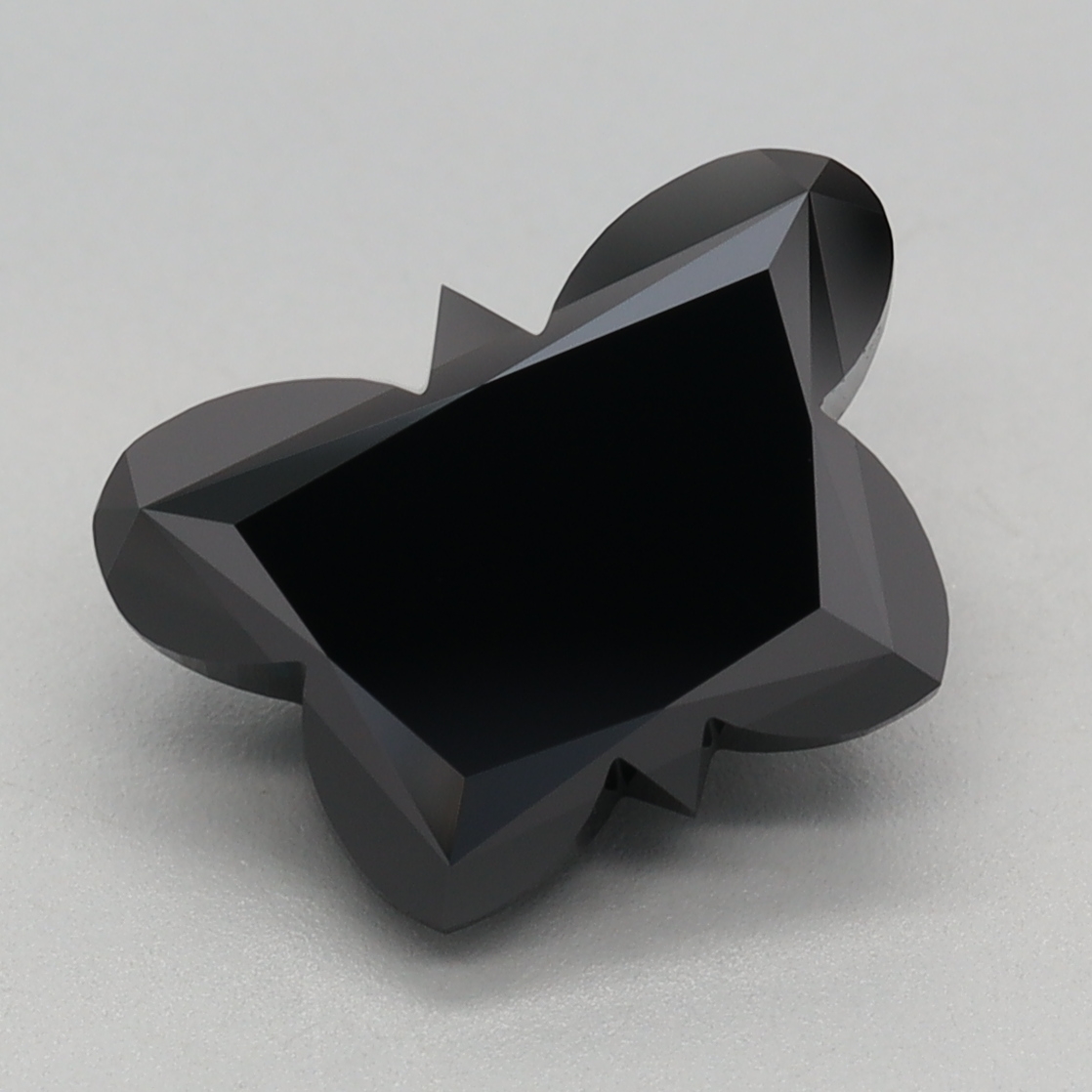 2.87 carat Fancy Black Butterfly lab grown diamond, VS1, IGI certified