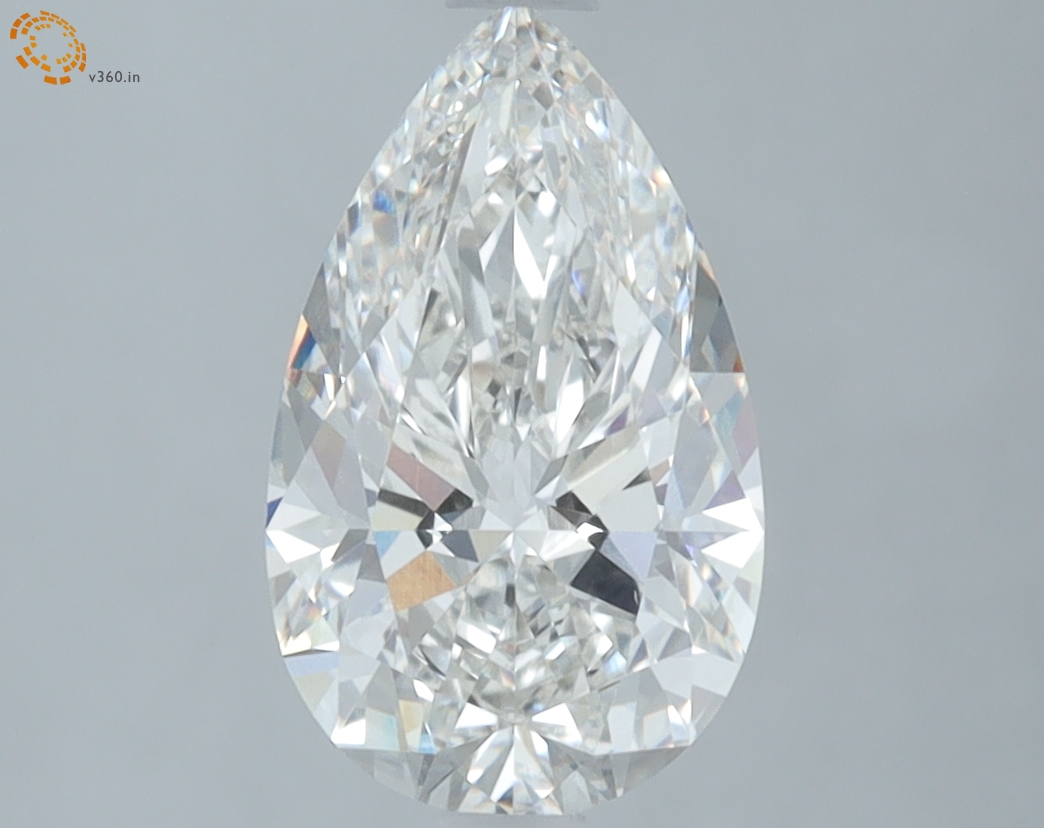 2.02 carat Pear lab grown diamond, G VVS1, IGI certified