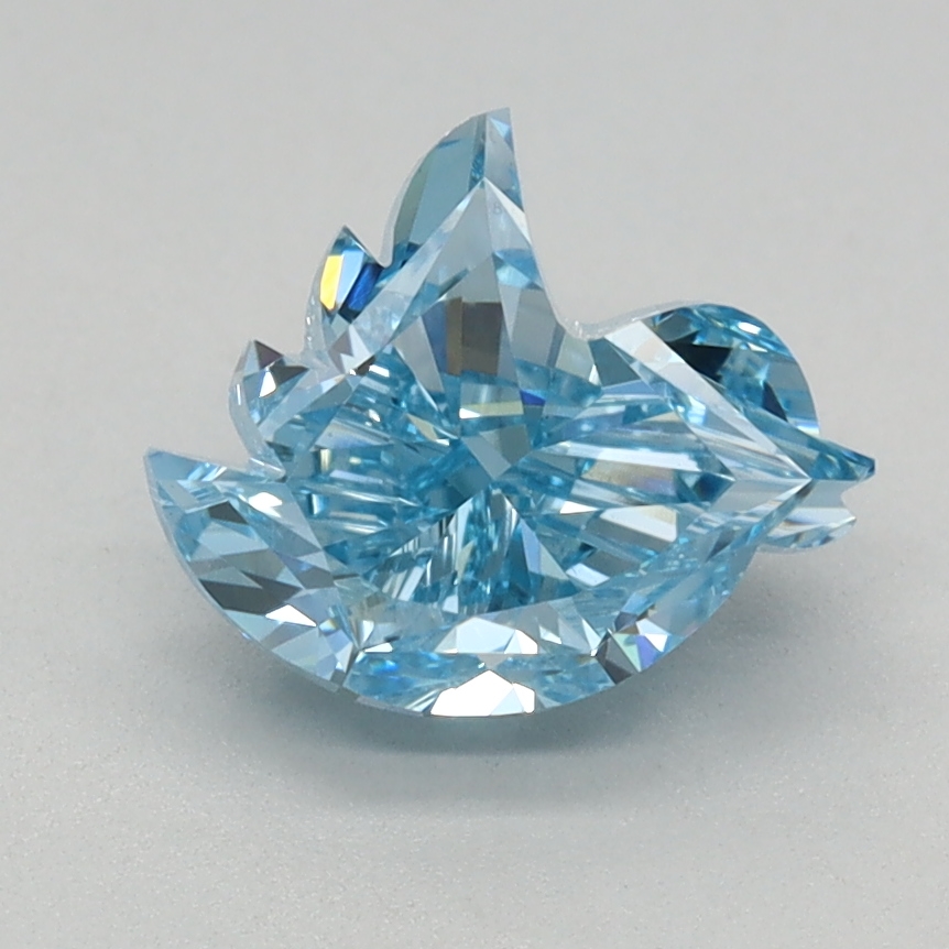 1.14 carat Fancy Vivid Blue Other lab grown diamond, VVS2, IGI certified