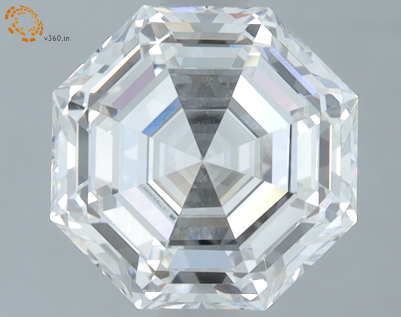 1.96 carat Octagon lab grown diamond, E VVS2, IGI certified