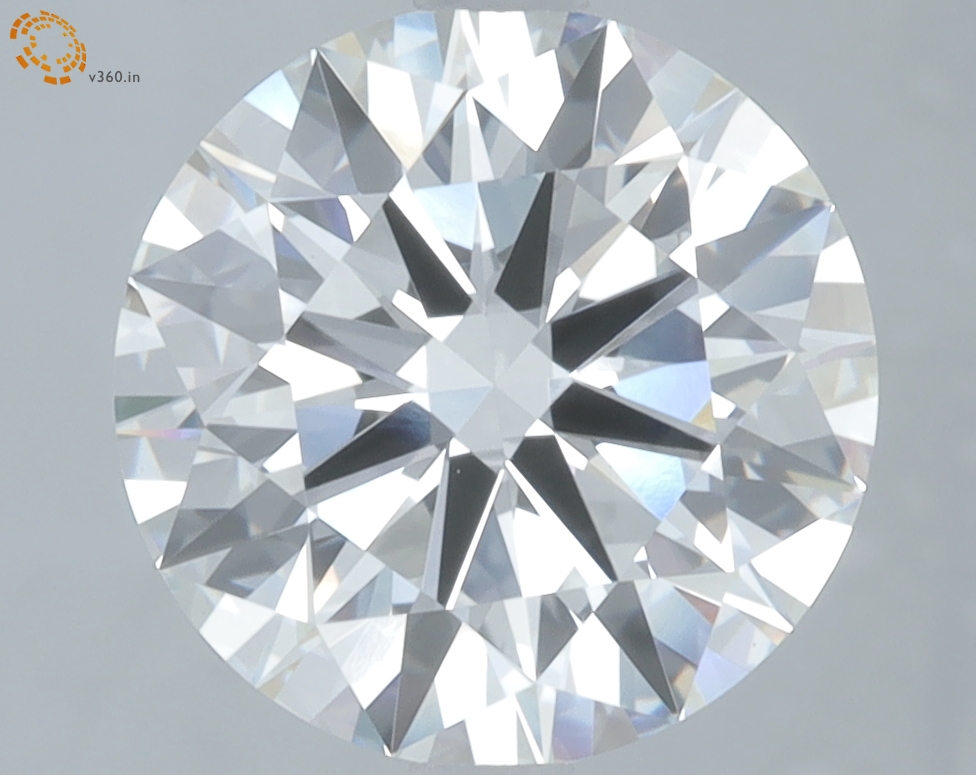 3.17 carat Round lab grown diamond, G VVS2, IGI certified