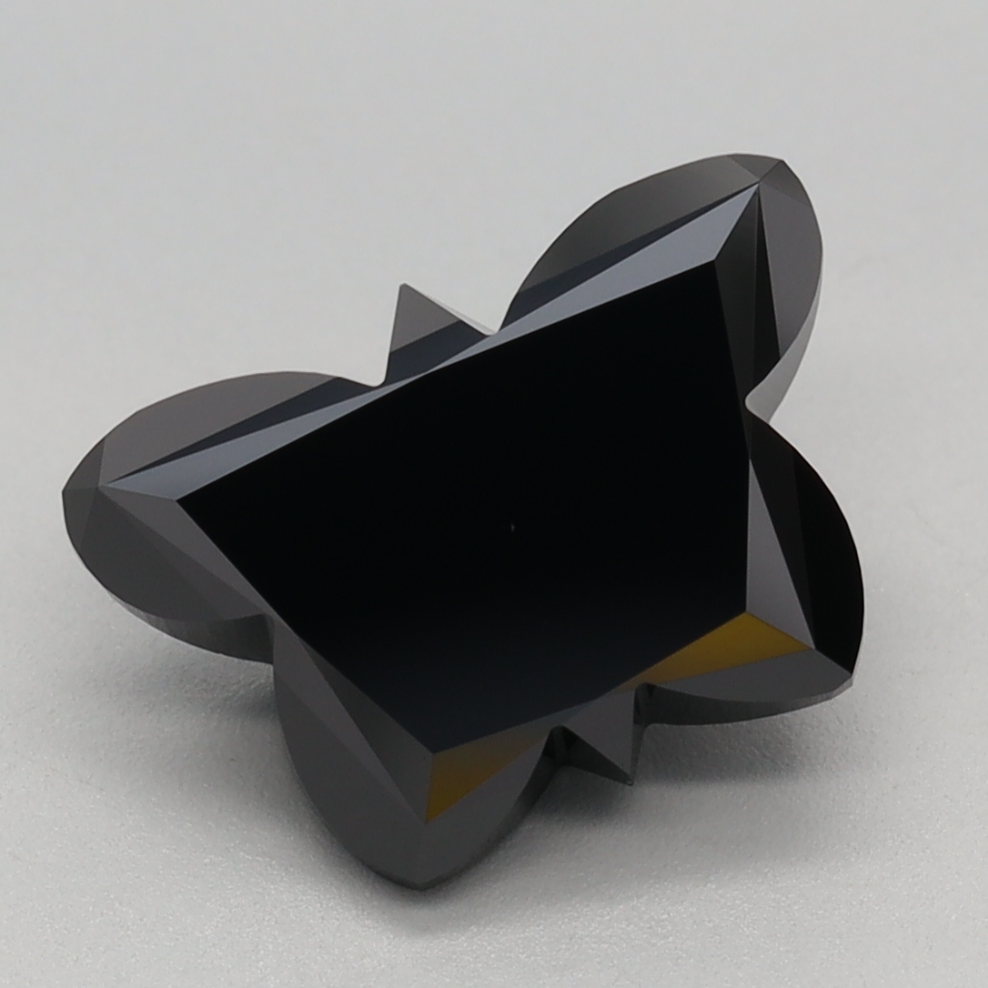 2.59 carat Fancy Black Butterfly lab grown diamond, VS1, IGI certified