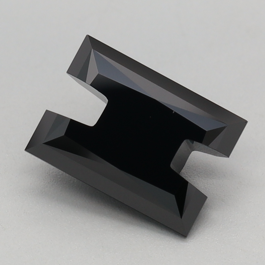 1.12 carat Fancy Black Alphabets lab grown diamond, VS1, IGI certified