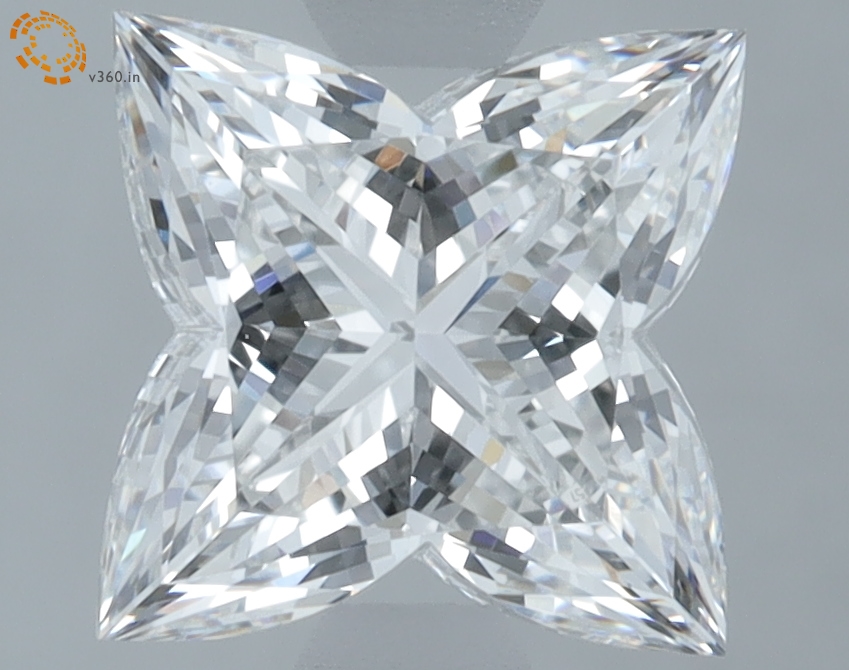 2.08 carat Lily Cut lab grown diamond, E VVS2, IGI certified