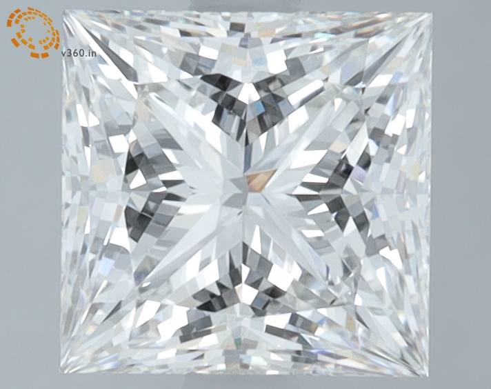 2.42 carat Princess pairing candidate