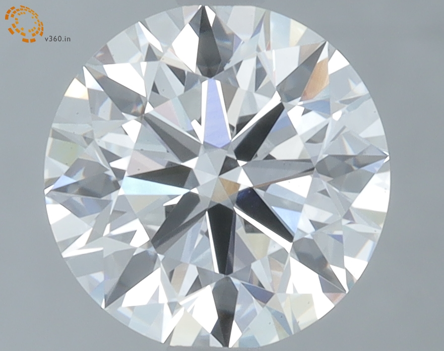 1.90 carat Round lab grown diamond, E VS2, IGI certified