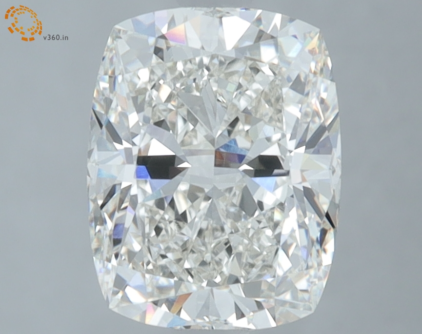 2.56 carat Cushion lab grown diamond, G VVS2, IGI certified