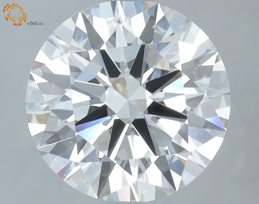 2.90 carat Round lab grown diamond, G VVS2, IGI certified