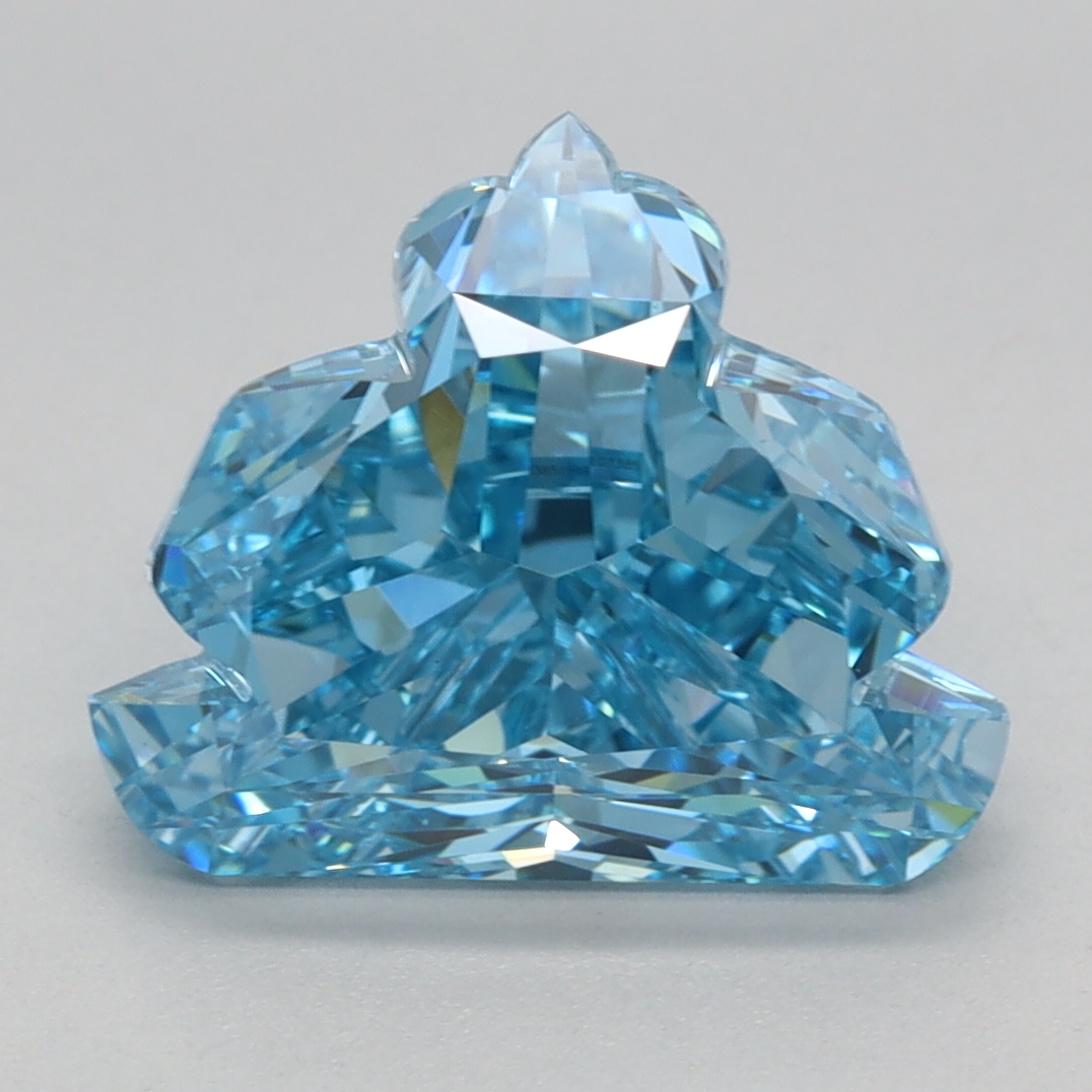 2.87 carat Fancy Vivid Blue Other lab grown diamond, VVS2, IGI certified