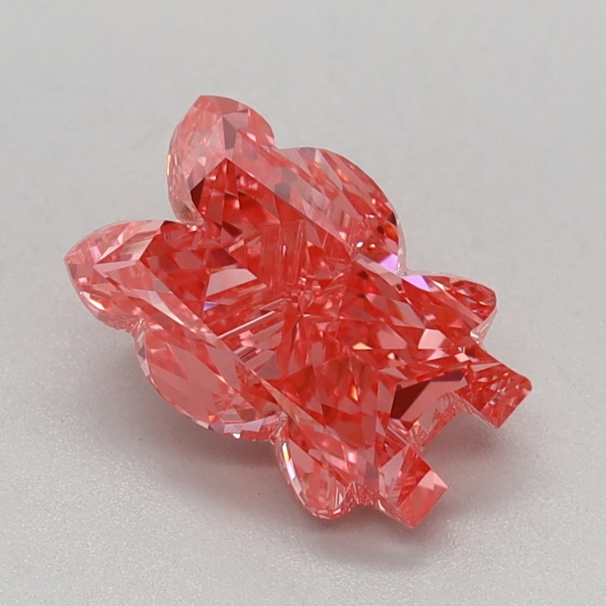 1.11 carat Fancy Vivid Pink Other lab grown diamond, VVS2, IGI certified