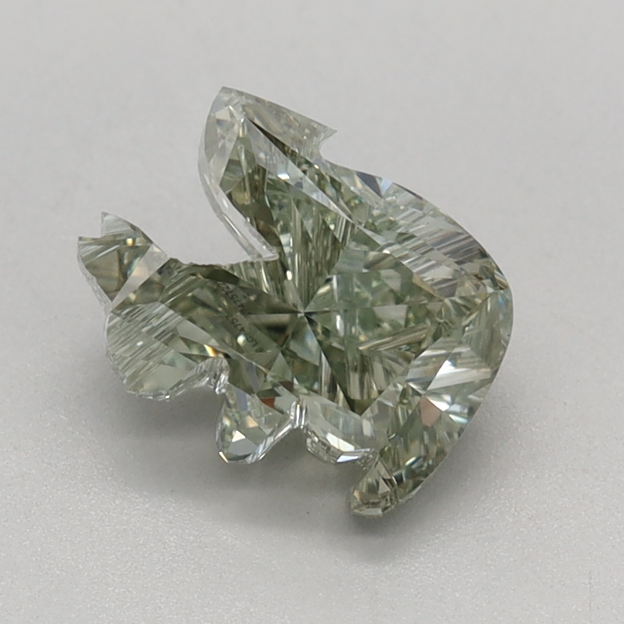 1.10 carat Fancy Intense Green Other lab grown diamond, VS1, IGI certified