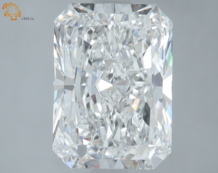 2.51 carat Radiant Cut lab grown diamond, E VS2, IGI certified