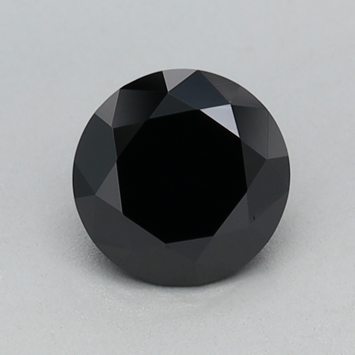 0.47 carat Fancy Black Round lab grown diamond, VVS2, IGI certified