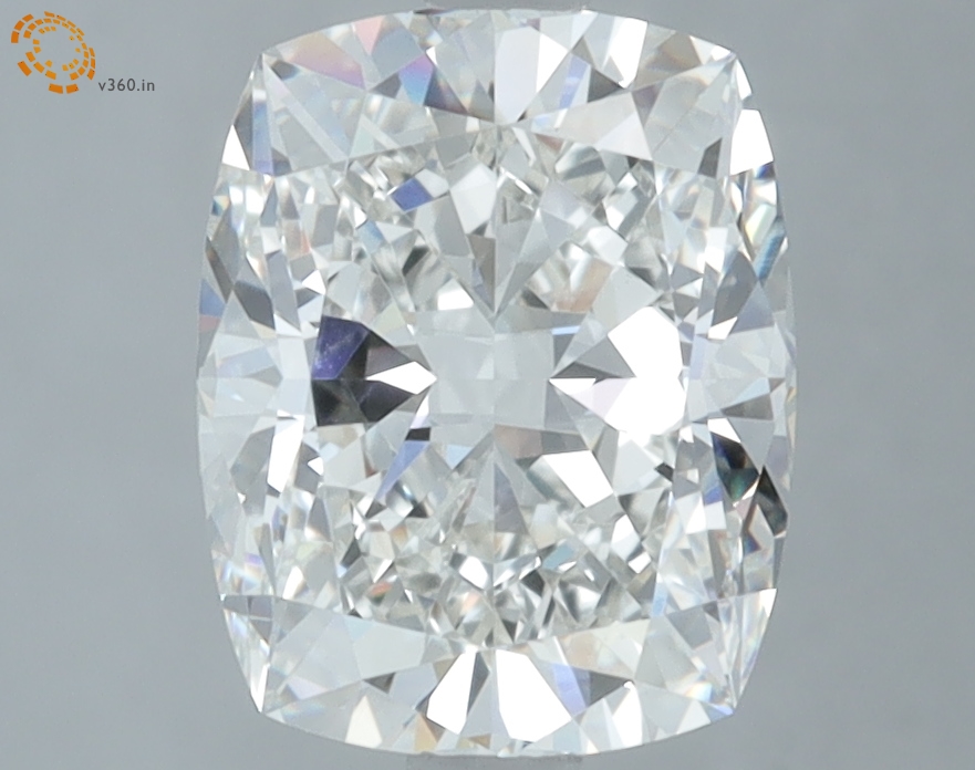 2.86 carat Cushion lab grown diamond, G VVS2, IGI certified