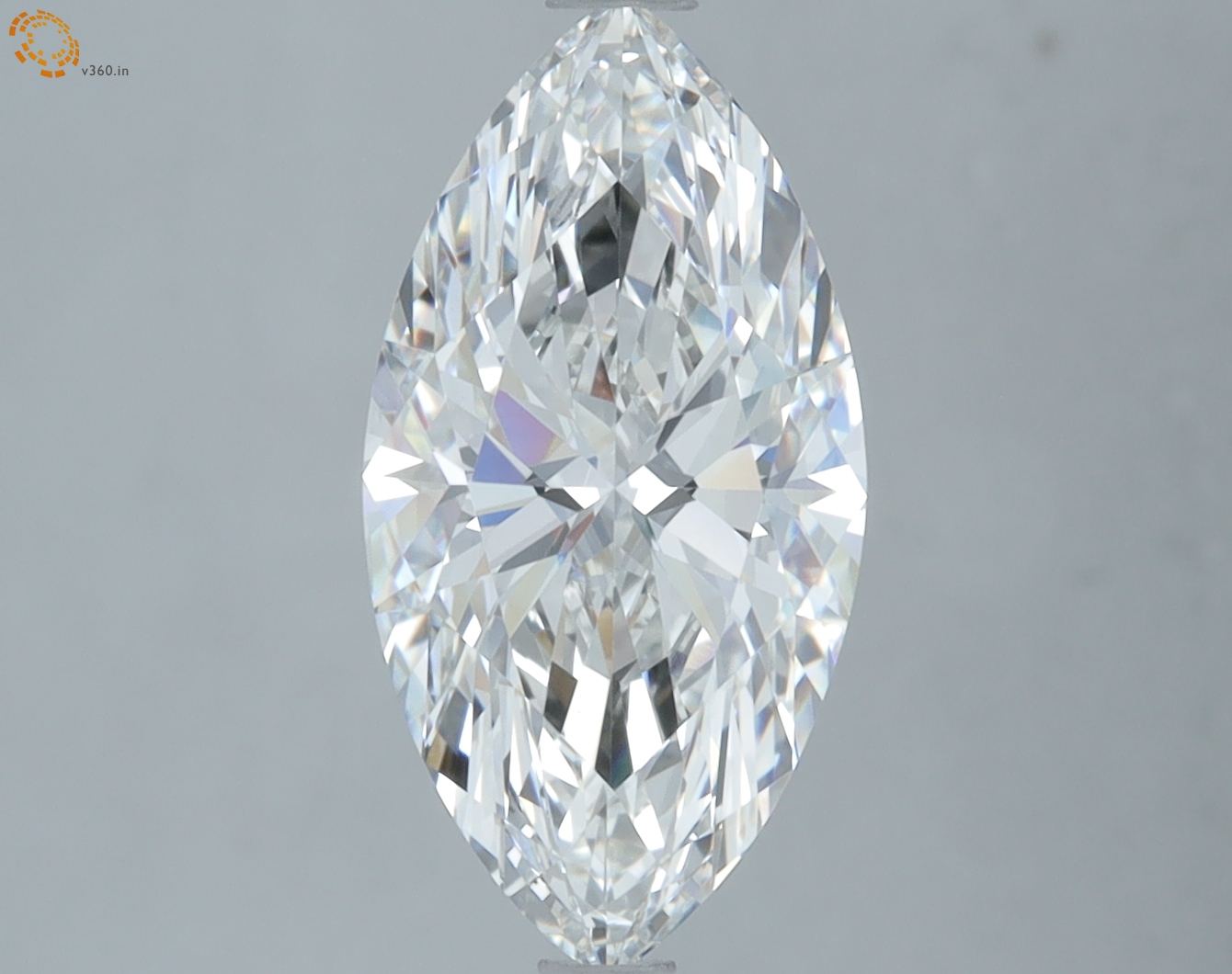 2.94 carat Marquise lab grown diamond, G VVS2, IGI certified